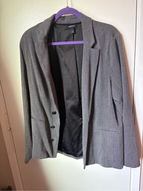 torrid Gray Herringbone Blazer